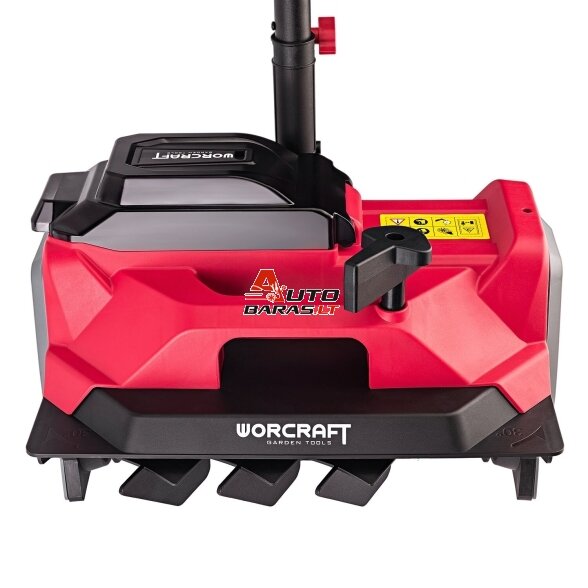 Akumuliatorinis sniego valytuvas WORCRAFT 40V (20V+20V) LI-ION (Be akumuliatoriaus ir kroviklio) 10