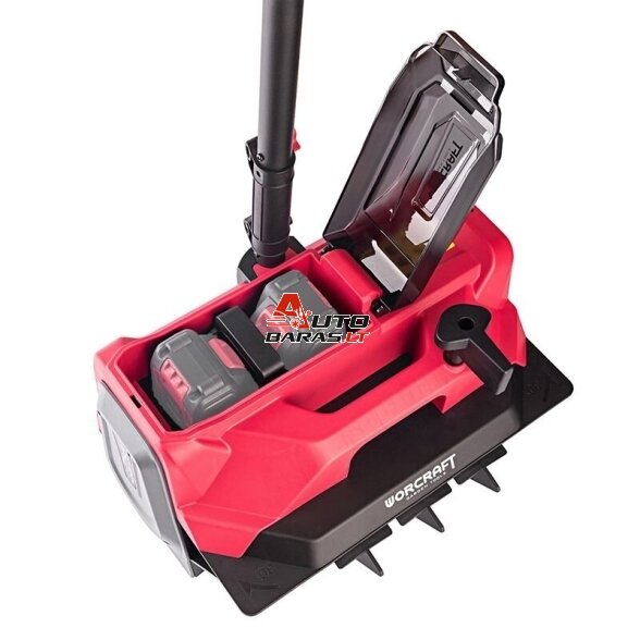 Akumuliatorinis sniego valytuvas WORCRAFT 40V (20V+20V) LI-ION (Be akumuliatoriaus ir kroviklio) 4