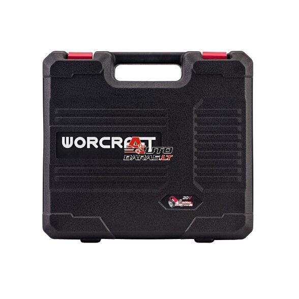 WORCRAFT Akumuliatorinis suktuvas-gręžtuvas 20V LI-ION, 2x2.0Ah (pl.dėž) CHD-S20LiB 16