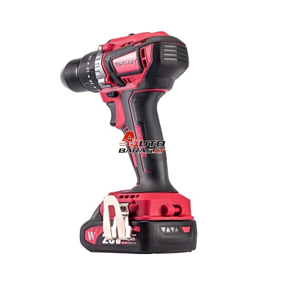 WORCRAFT Akumuliatorinis suktuvas-gręžtuvas 20V LI-ION, 2x2.0Ah (pl.dėž) CHD-S20LiB 3