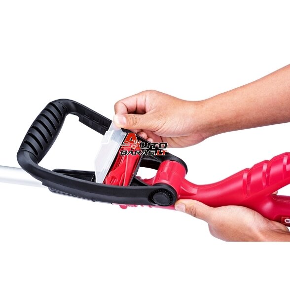 WORCRAFT Akumuliatorinis trimeris su priedais 20V LI-ION 4.0ah 5