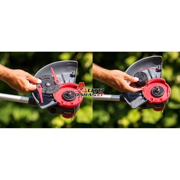 WORCRAFT Akumuliatorinis trimeris su priedais 20V LI-ION 4.0ah 8