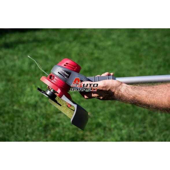WORCRAFT Akumuliatorinis trimeris su priedais 20V LI-ION 4.0ah 13