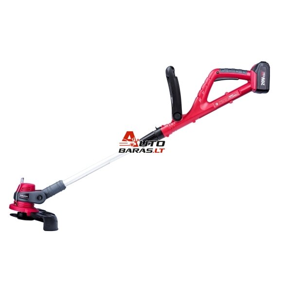 WORCRAFT Akumuliatorinis trimeris su priedais 20V LI-ION 4.0ah 1