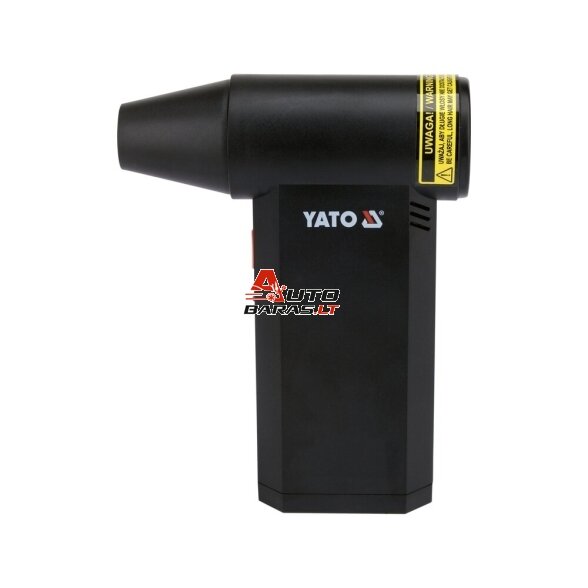 YATO Akumuliatorinis turbo pūstuvas mini 135000 RPM 7.2V LI-ION