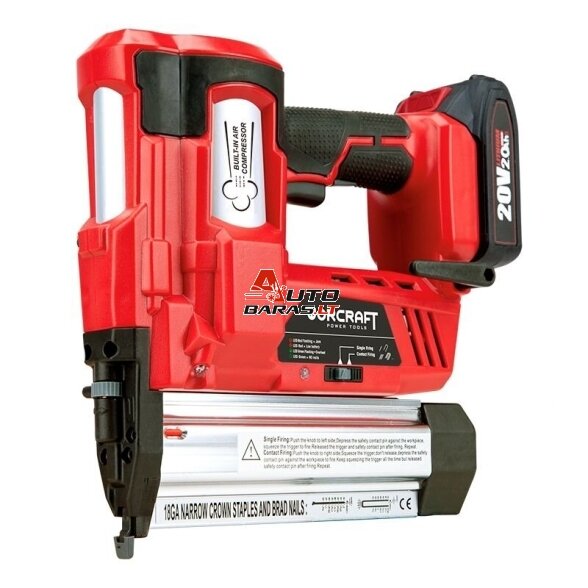 Akumuliatorinis viniakalis-kabiamušis WORCRAFT 20V LI-ION (Be akumuliatoriaus ir įkroviklio) 1