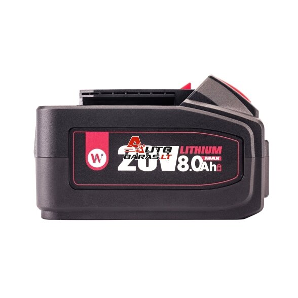 Akumuliatorius akum.įrankiams WORCRAFT 20V 8.0Ah LI-ION 3