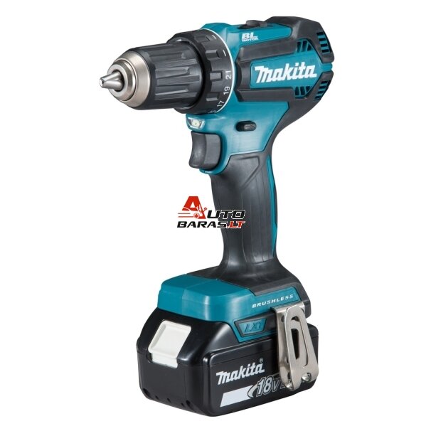 Akumuliatorinis gręžtuvas 18V 5Ah Makita DDF485RTJ