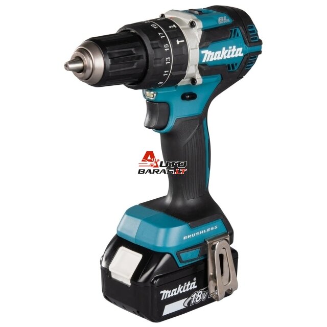 Akumuliatorinis gręžtuvas 18V Makita DHP484RTJ