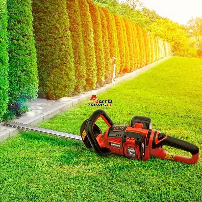 WORCRAFT Akumuliatorinės gyvatvorių žirklės 40V (20V + 20V) LI-ION 7