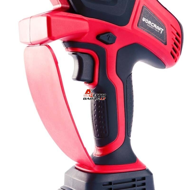 Akumuliatorinis grandininis mini pjūklas WORCRAFT 20V LI-ION (Be akumuliatoriaus ir kroviklio) 5