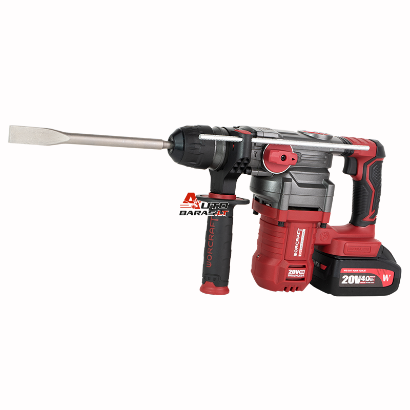WORCRAFT Akumuliatorinis perforatorius 4.5J 20V LI-ION, 4.0Ah (plastikinė dėžė) 3