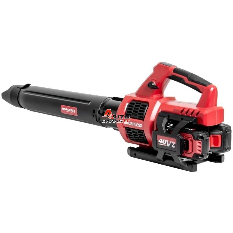 WORCRAFT Akumuliatorinis lapų pūstuvas 40V (20V+20V) LI-ION 2