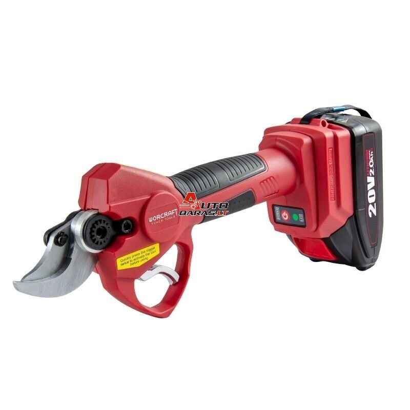 Akumuliatorinis sekatorius WORCRAFT 20V LI-ION 1