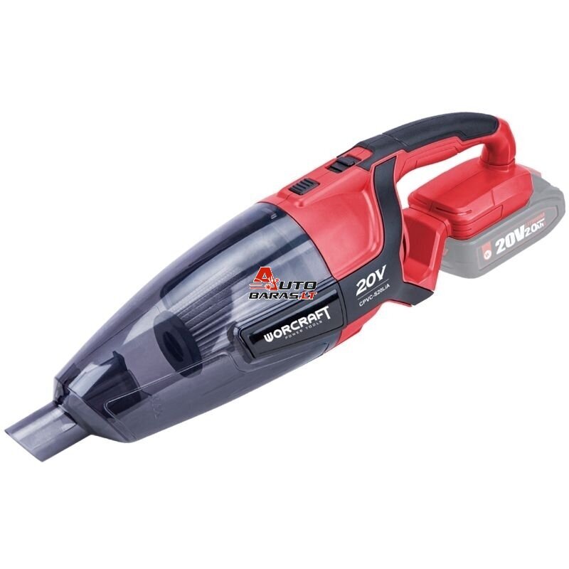 Akumuliatorinis siurblys WORCRAFT 20V LI-ION (Be akumuliatoriaus ir kroviklio)