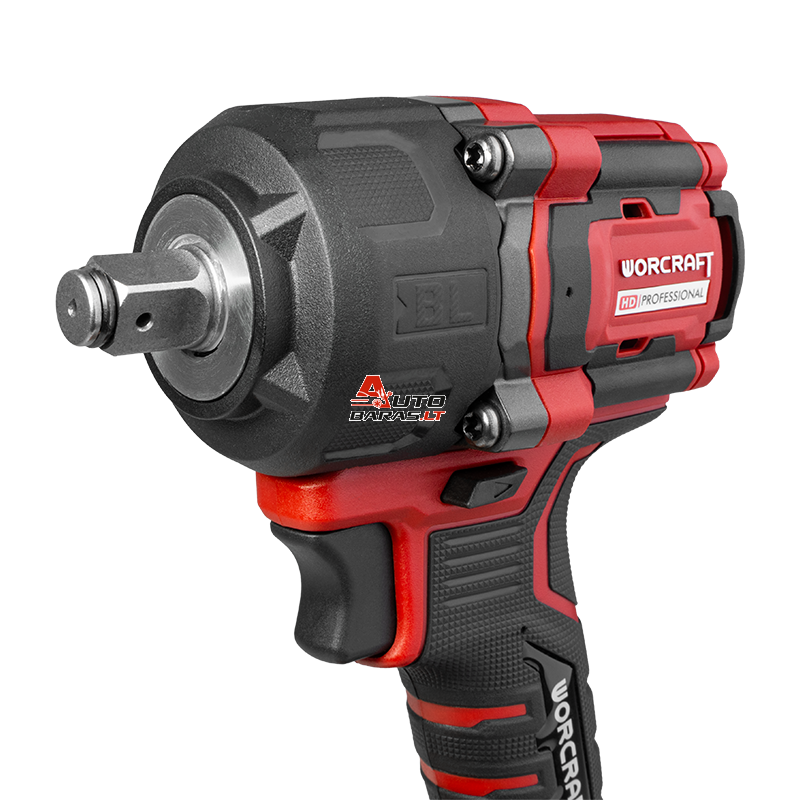 Akumuliatorinis smūginis veržliasukis 1/2'' 750Nm WORCRAFT 20V LI-ION (plastikinė dėžė) 4