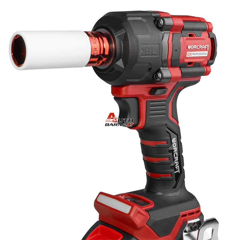 Akumuliatorinis smūginis veržliasukis 1/2'' 750Nm WORCRAFT 20V LI-ION (plastikinė dėžė) 5