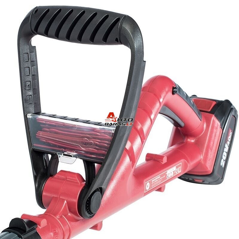 WORCRAFT Akumuliatorinis trimeris su priedais 20V LI-ION 4.0ah 6