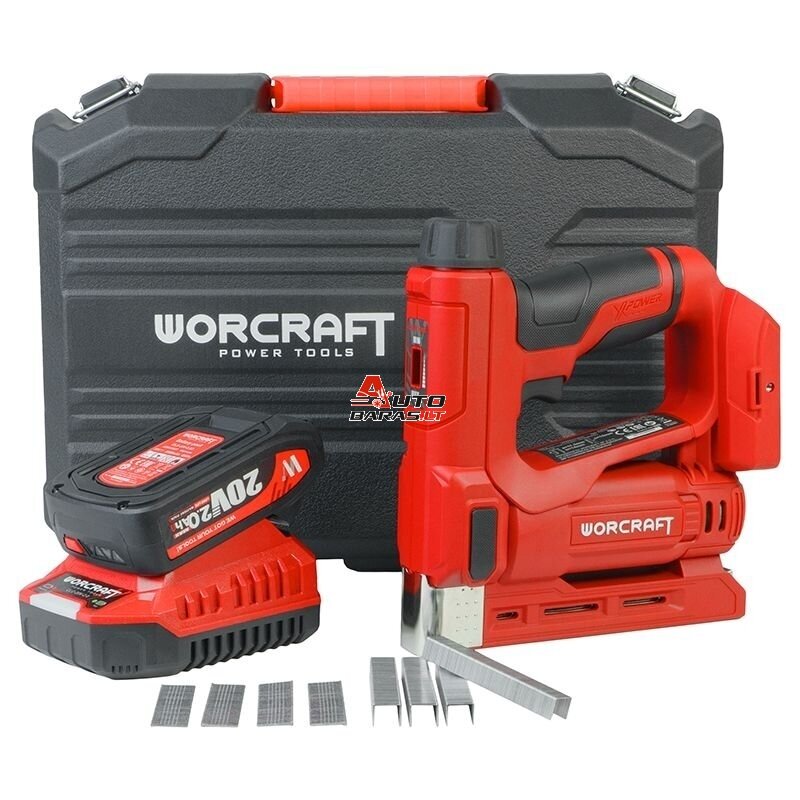 WORCRAFT Akumuliatorinis viniakalis-kabiamušis 20V 2.0Ah LI-ION 8