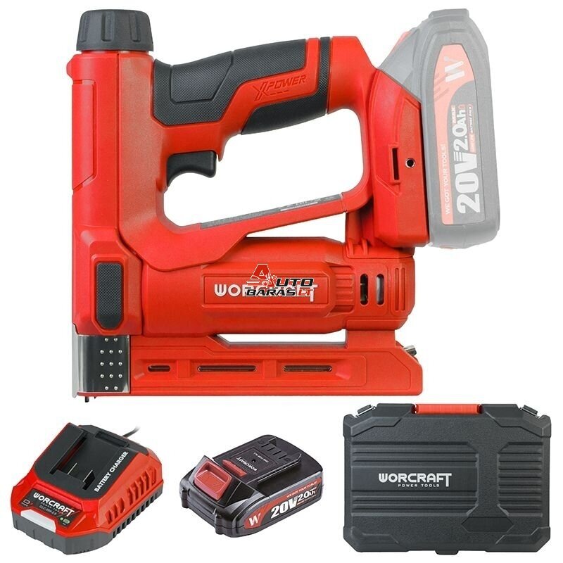 WORCRAFT Akumuliatorinis viniakalis-kabiamušis 20V 2.0Ah LI-ION 1