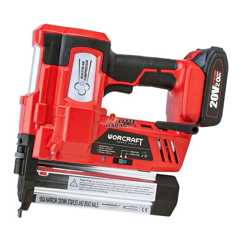 Akumuliatorinis viniakalis-kabiamušis WORCRAFT 20V LI-ION (Be akumuliatoriaus ir įkroviklio) 4