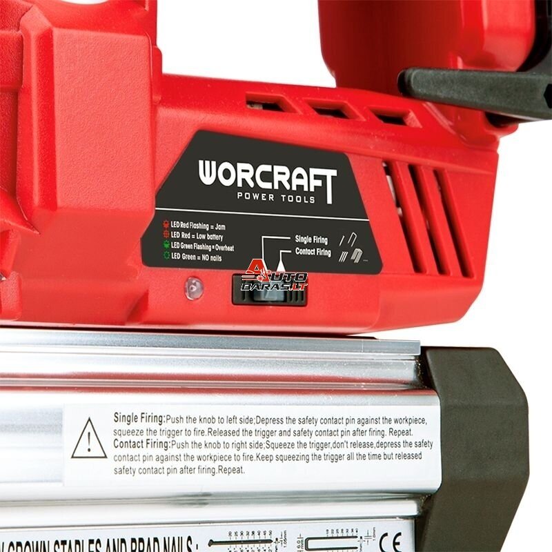 Akumuliatorinis viniakalis-kabiamušis WORCRAFT 20V LI-ION (Be akumuliatoriaus ir įkroviklio) 6