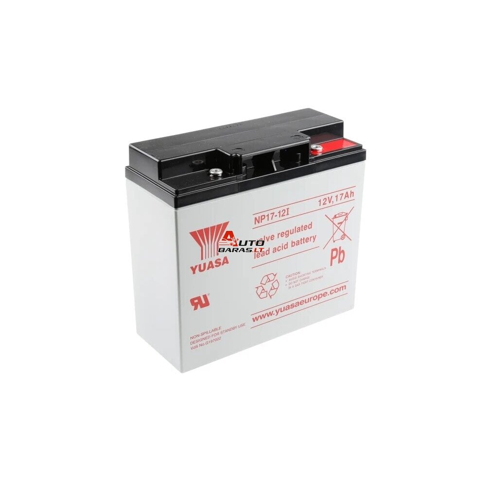 Akumuliatorius (AGM) YUASA 17Ah 12V M5 VRLA