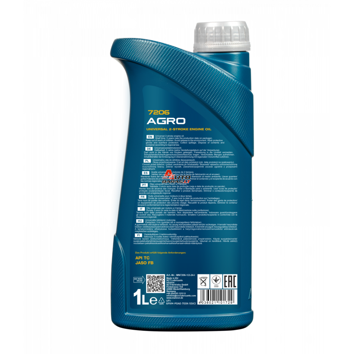 Alyva 2-takt AGRO MANNOL 1l 1