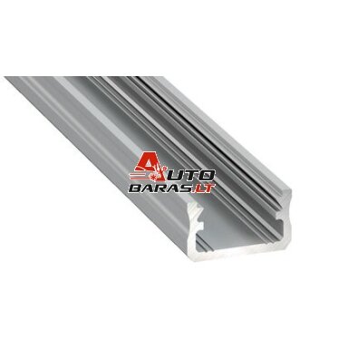 Aliuminis anoduotas profilis Lumines LED juostoms A (pilkas, anoduotas, 2m) Aliuminis anoduotas profilis Lumines LED juostoms A (pilkas, anoduotas, 2m)