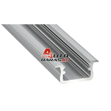 Aliuminis įleidžiamas profilis Lumines LED juostoms B (pilkas, 2m) Aliuminis įleidžiamas profilis Lumines LED juostoms B (pilkas, 2m)
