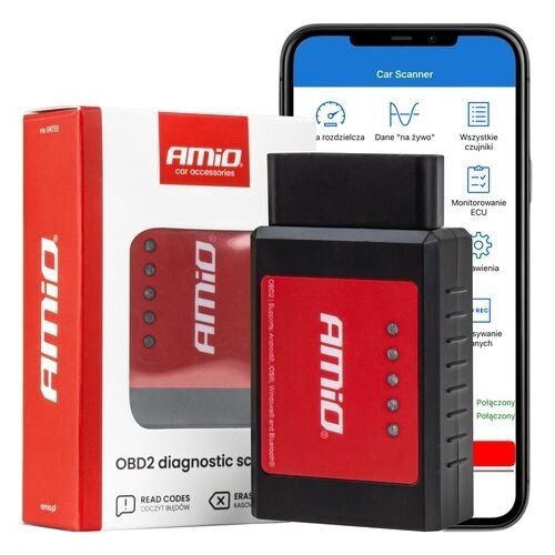 AMIO OBD2 BT XL Universalus diagnostinis skeneris Bluetooth