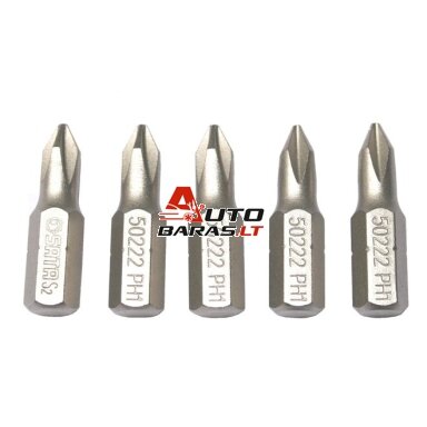 SATA Antgalis PHILLIPS 1/4" (6.3mm), 5vnt.
