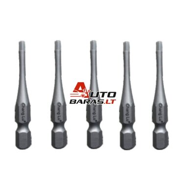 Antgalis smūginis IMBUS 1/4" (6.3mm), 5vnt. S2 Antgalis smūginis IMBUS 1/4" (6.3mm), 5vnt. S2
