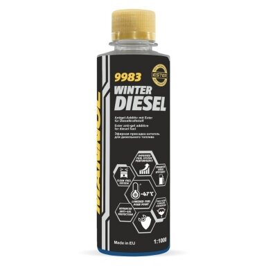Antigelis dyzelinui -47°C MANNOL 250ml Antigelis dyzelinui -47°C MANNOL 250ml