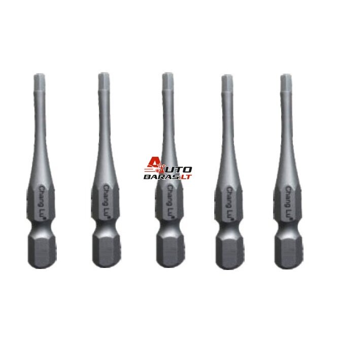 Antgalis smūginis IMBUS 1/4" (6.3mm), 5vnt. S2