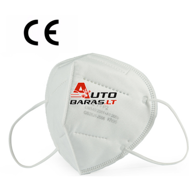 APSAUGINĖ KAUKĖ - RESPIRATORIUS KN95 FFP2 - CE sertifikuota - 5 sluoksnių