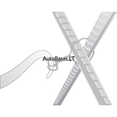 YATO Armatūros rišiklis automatinis 300mm 2
