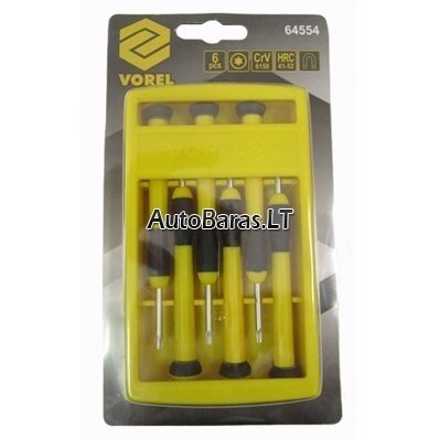 Atsuktuvų TORX mini rinkinys 6vnt.