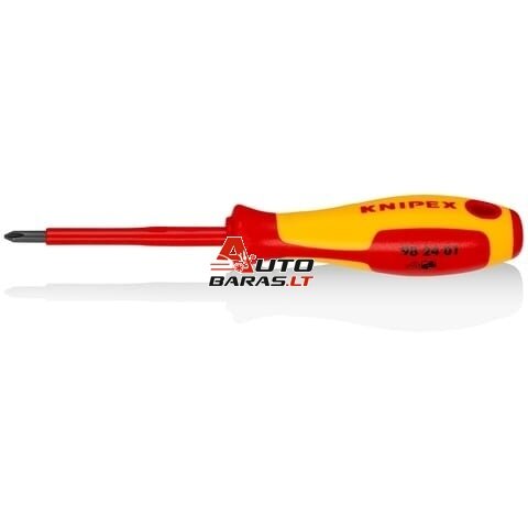 Atsuktuvas izoliuotas Knipex 98 24 01 (PH1, 80mm, 1000V)
