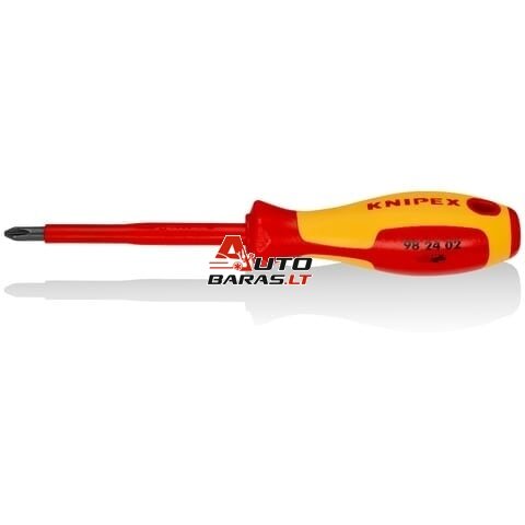 Atsuktuvas izoliuotas Knipex 98 24 02 (PH2, 100mm, 1000V)