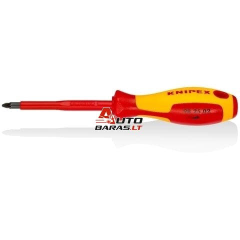 Atsuktuvas izoliuotas Knipex 98 25 02 (PZ2, 100mm, 1000V)