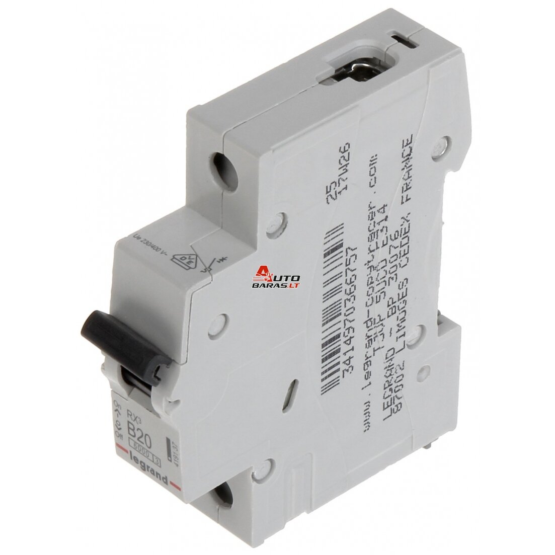 Automatinis jungiklis MCB RX3 Legrand 419137