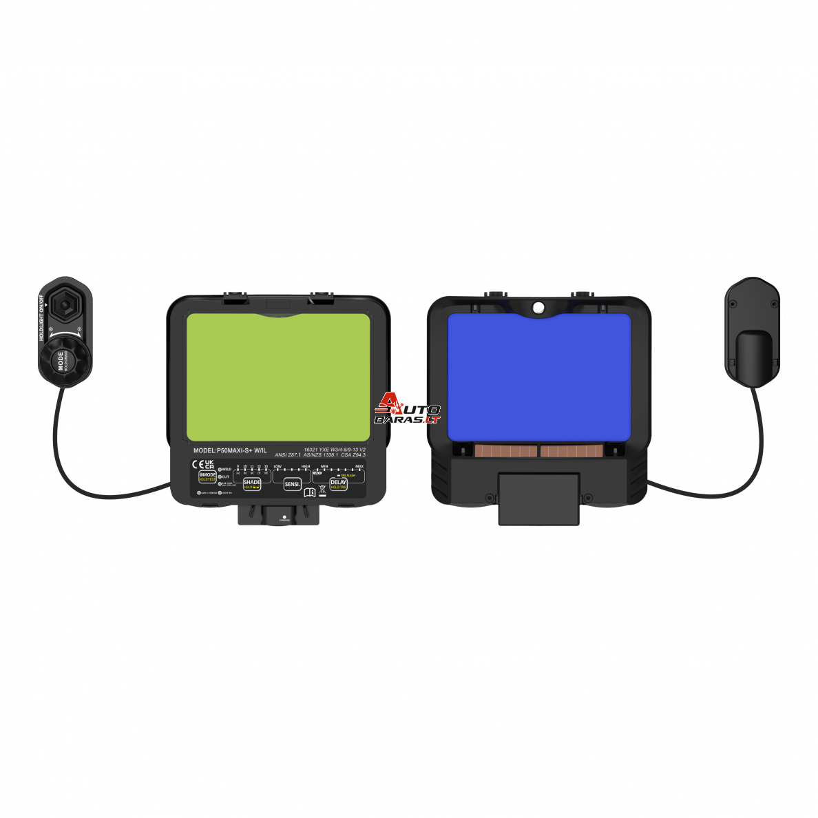 Automatinis filtras suvirintojo skydeliui P50MAXI-S+ W/IL