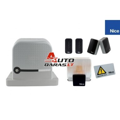 Automatikos komplektas slankiojantiems vartams NICE RBS400BDKCE