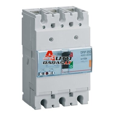 Automatinis jungiklis DPX3 250TM Legrand 420205 (100A, 3P, 25kA) Automatinis jungiklis DPX3 250TM Legrand 420205 (100A, 3P, 25kA)