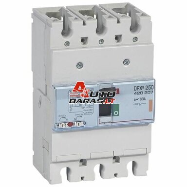 Automatinis jungiklis DPX3 250TM Legrand 420207 (160A, 3P, 25kA) Automatinis jungiklis DPX3 250TM Legrand 420207 (160A, 3P, 25kA)