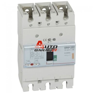 Automatinis jungiklis DPX3 250TM Legrand 420208 (200A, 3P, 25kA) Automatinis jungiklis DPX3 250TM Legrand 420208 (200A, 3P, 25kA)