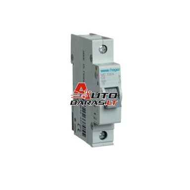 Automatinis jungiklis Hager MC104 (4A, 1P, 230V, 6kA) Automatinis jungiklis Hager MC104 (4A, 1P, 230V, 6kA)