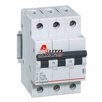 Automatinis jungiklis MCB RX3 Legrand 419235