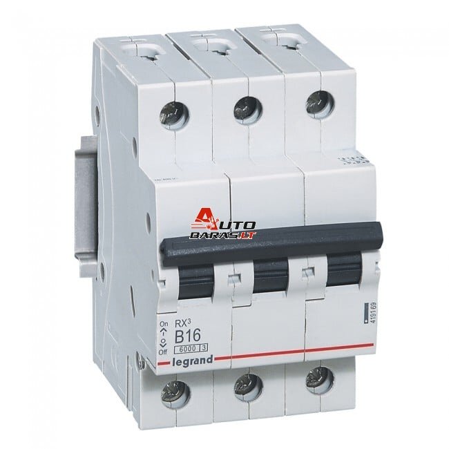 Automatinis jungiklis MCB RX3 Legrand 419169